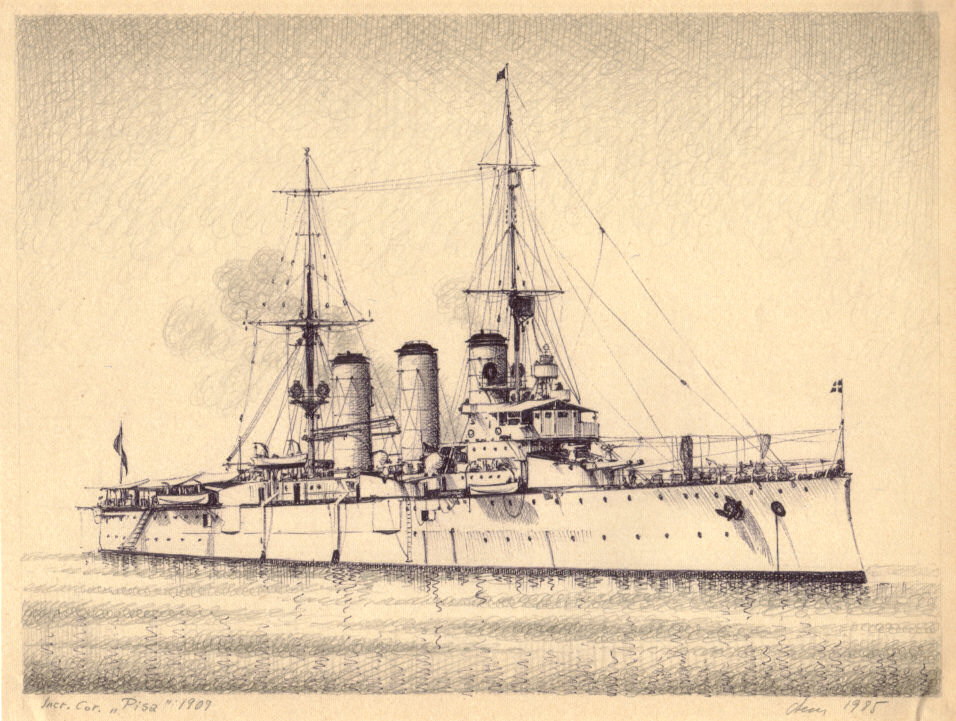 1909 - Incrociatore corazzato 'Pisa' 